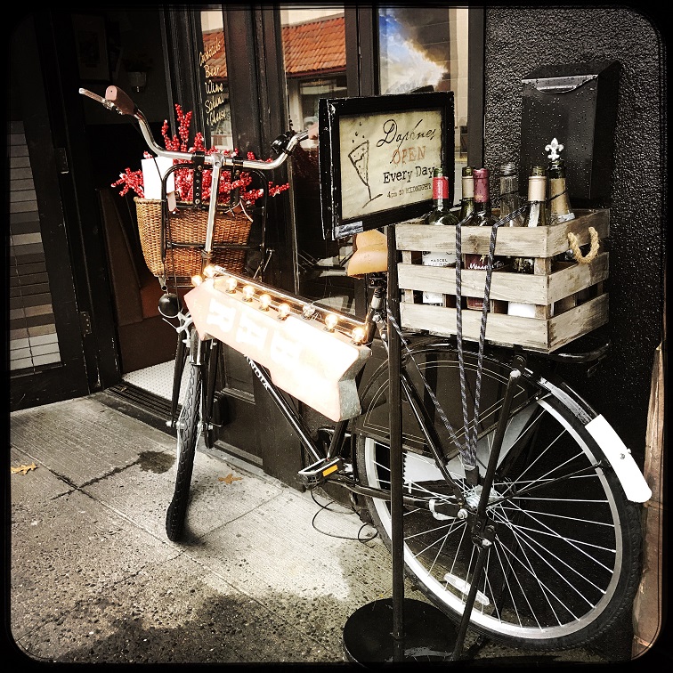 Wordless Wednesday 4-18: Wine and Flowers On Wheels