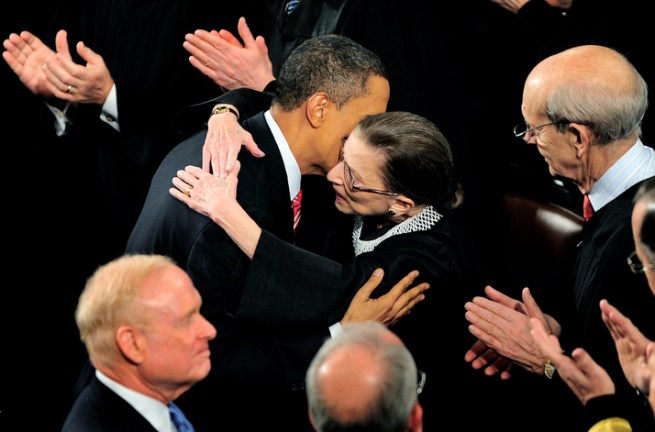 President Barack Obama gives his second State of The Union Address before a joint session of Congress in Washington, DC.