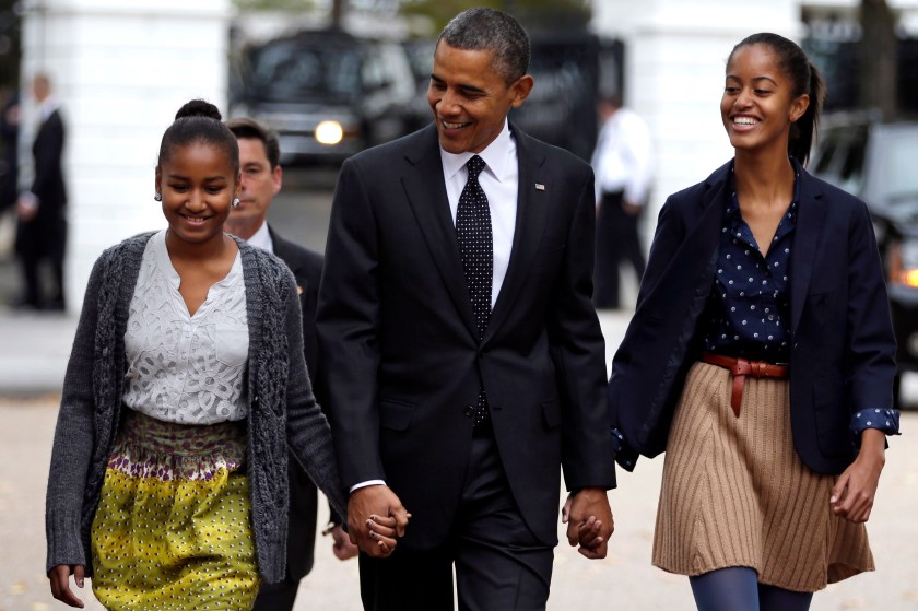 Barack Obama, Sasha Obama, Malia Obama