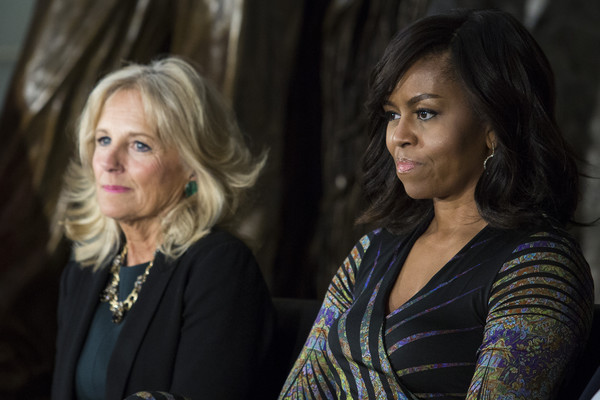Michelle+Obama+Michelle+Obama+Jill+Biden+Attend+0p8SZXvylkdl