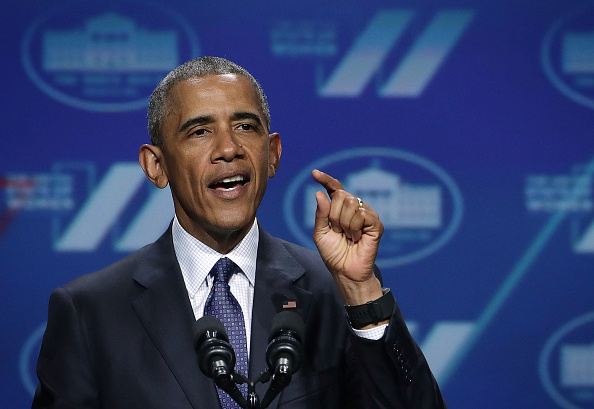 WASHINGTON, DC - JUNE 14: U.S. President Barack Obama speaks during the White House Summit on the United State Of Women June 14, 2016 in Washington, DC. The White House hosts the first ever summit to push for gender equality. (Photo by Alex Wong/Getty Images)