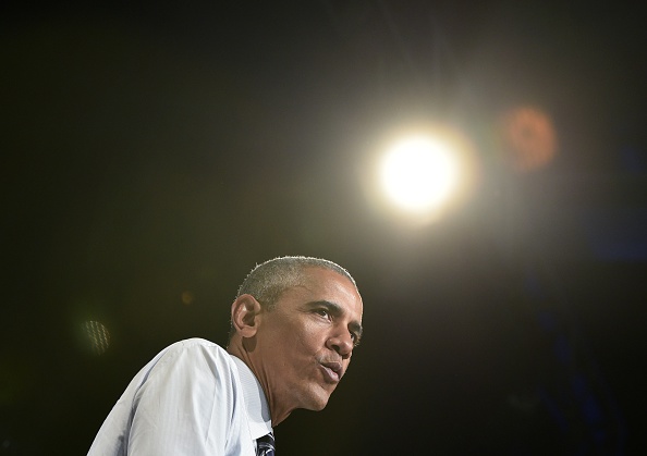 US President Barack Obama speaks during a fundraiser for Washington Governor Jay Inslee at the Washington State Convention Center in Seattle, Washington on June 24, 2016. / AFP / MANDEL NGAN (Photo credit should read MANDEL NGAN/AFP/Getty Images)
