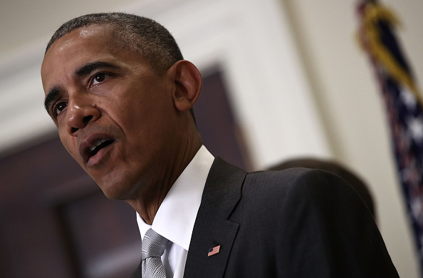 WASHINGTON, DC - JULY 06: U.S. President Barack Obama delivers a statement from the Roosevelt Room at the White House on the deployment of U.S. troops in Afghanistan July 6, 2016 in Washington, DC. Obama said more U.S. troops will remain in Afghanistan than he originally planned, leaving 8,400 U.S. troops rather than the intended 5,000. (Photo by Win McNamee/Getty Images)