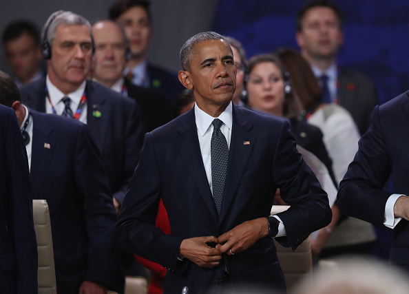 WARSAW, POLAND - JULY 08: U.S. President Barack Obama attends the meeting of the North Atlantic Council at the Warsaw NATO Summit on July 8, 2016 in Warsaw, Poland. NATO member heads of state, foreign ministers and defense ministers are gathering for a two-day summit beginning today. (Photo by Sean Gallup/Getty Images)