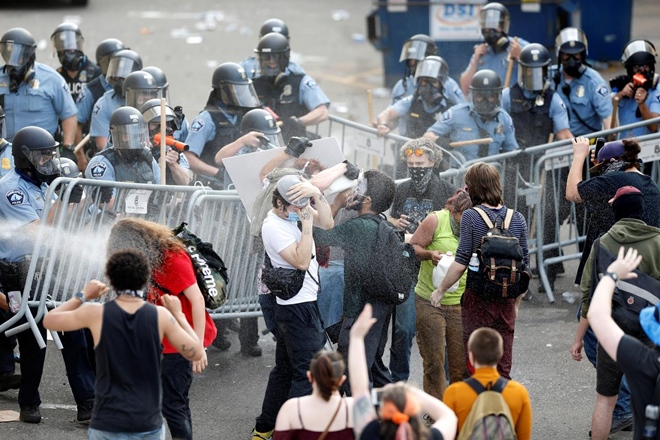 Rioting Photo by The Financial Express