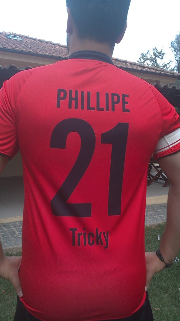 Equipamento Tricky, costas