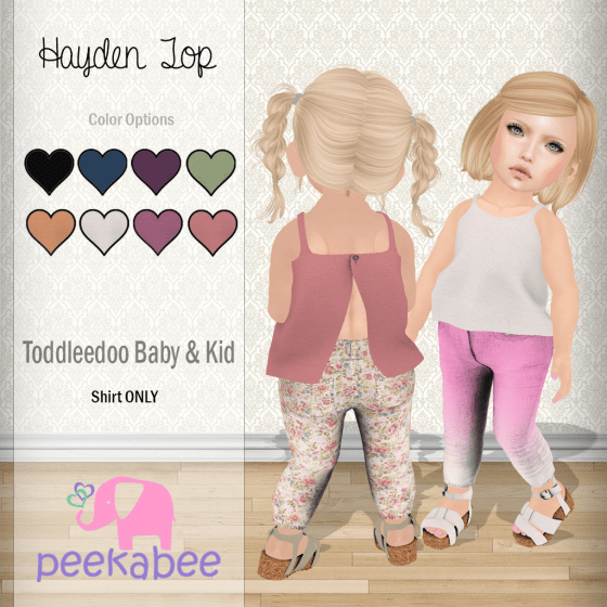 peekabee - Hayden Top AD