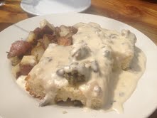 Ah-mazing biscuits & gravy!