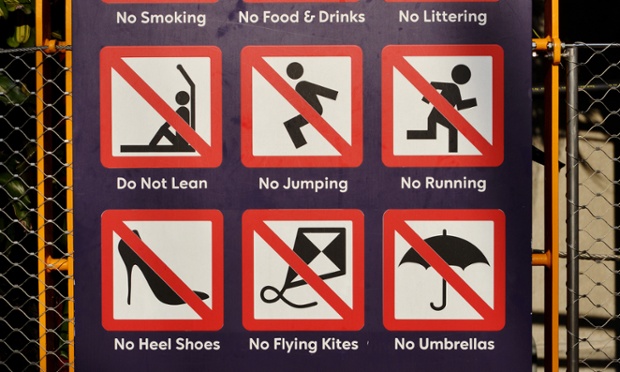 DKJT87 Verbotsschild, Singapur