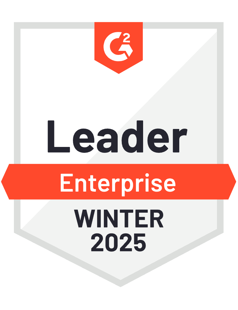 Insignia de G2 Leader Enterprise Winter 2025