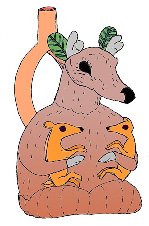 deer mother - November 28, 2014pm