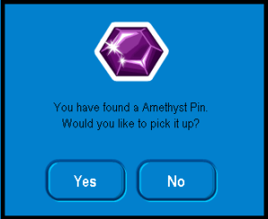 Amethyst Pin