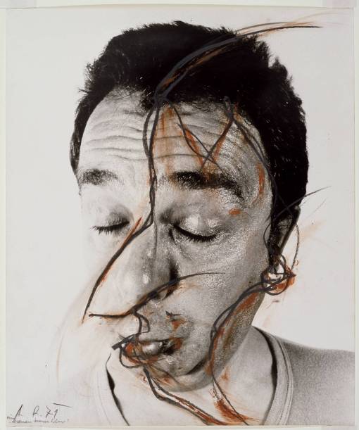 A Nose Adjustment (Face Farce) 1971 by Arnulf Rainer born 1929