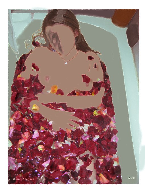 woman in her bath2
