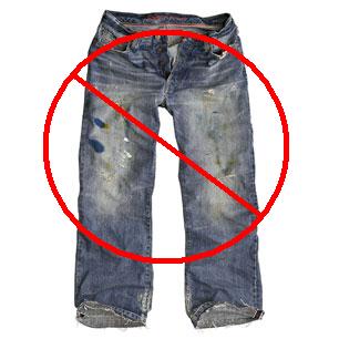 torn jeans