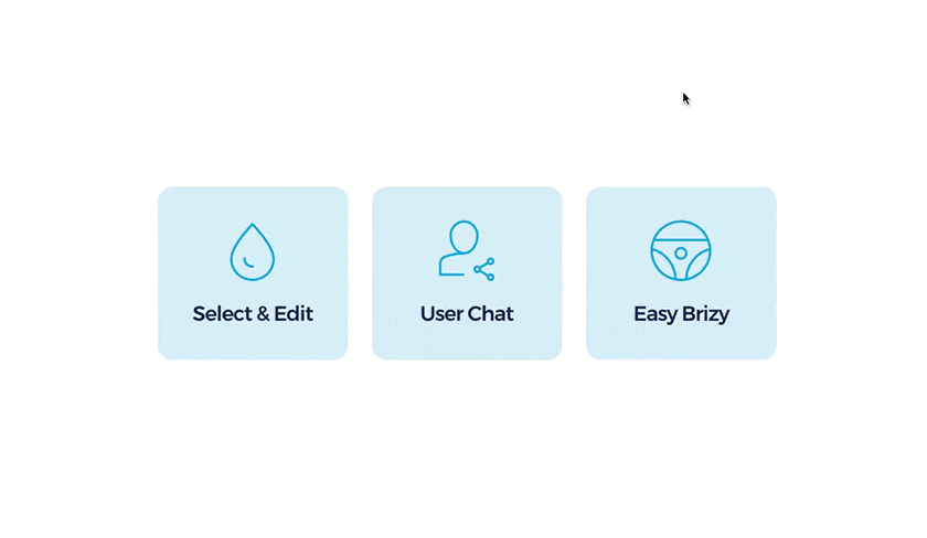 Brizy comes with a library of over 4000 icons separated in 27 categories