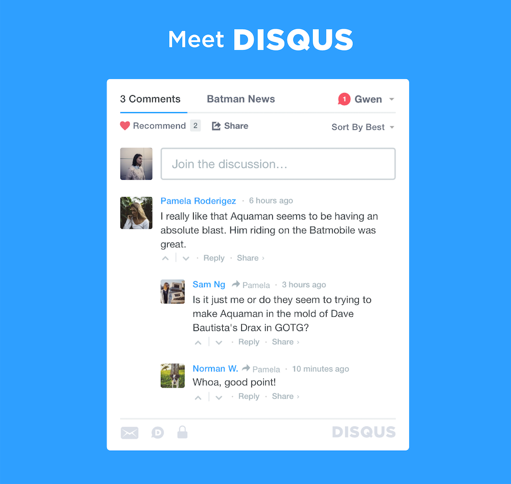 Disqus Comments