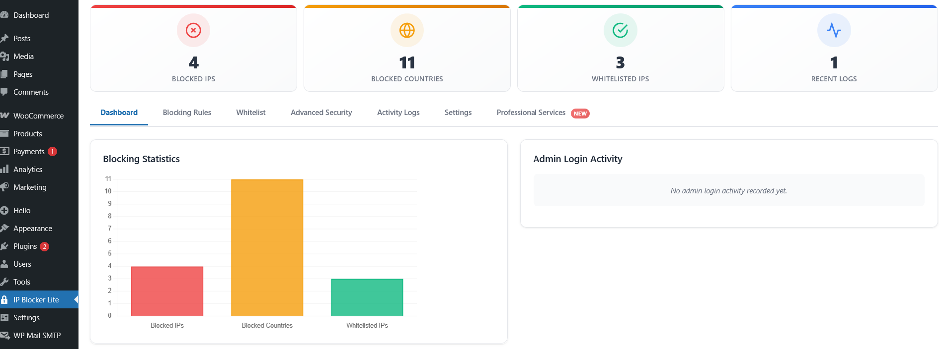 IP Blocking Interface - Easy IP address management