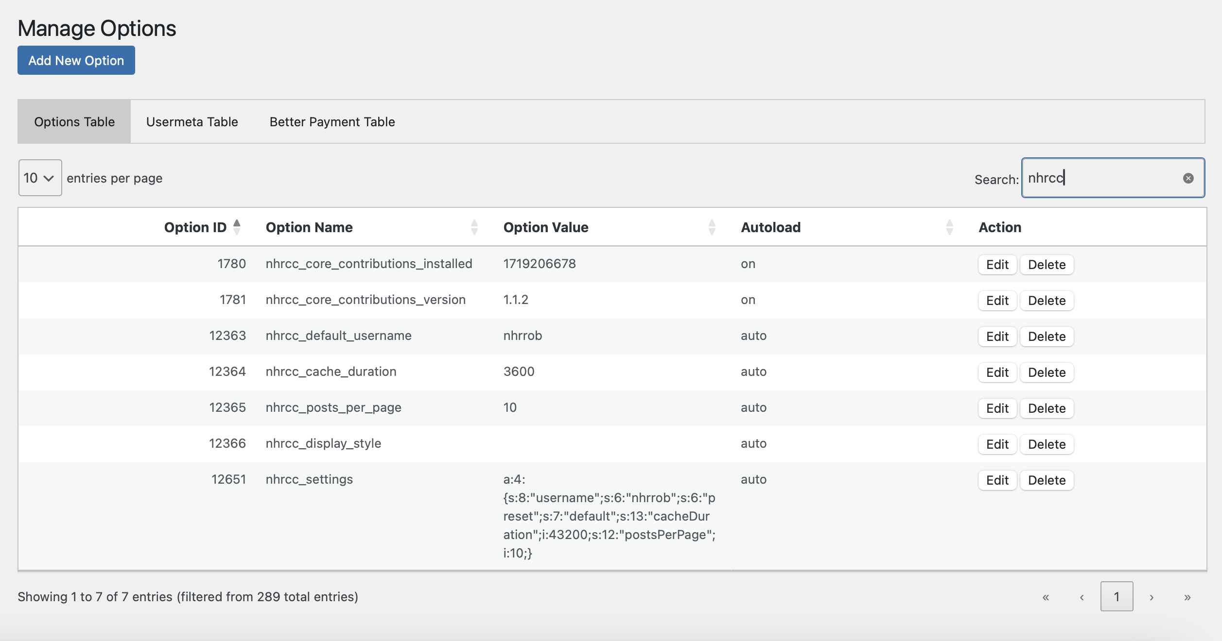Live search functionality
