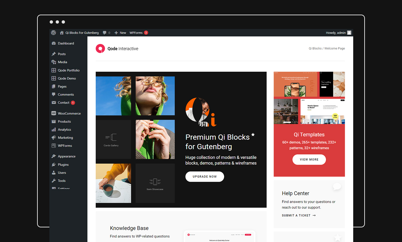 Welcome Page.