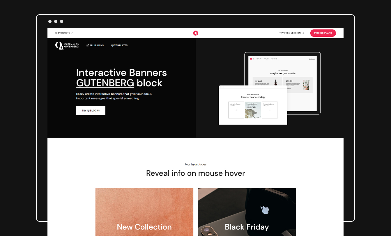 Interactive Banners Block.