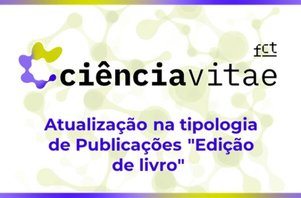 Atualização na tipologia de Publicações "Edição de livro" na plataforma CIÊNCIAVITAE