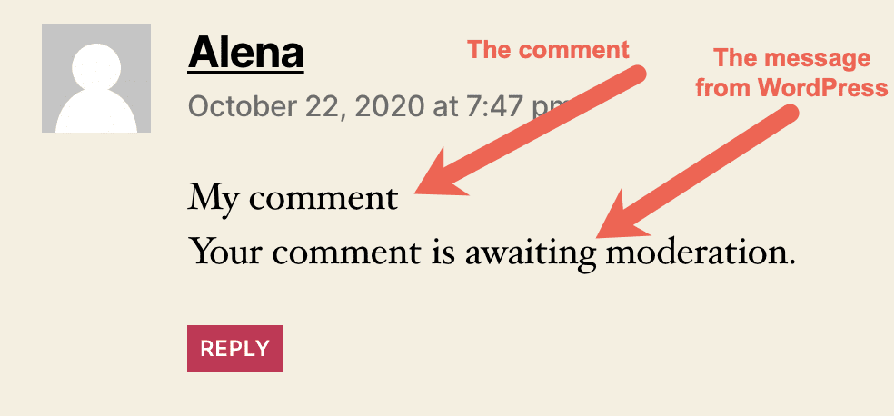 Comment