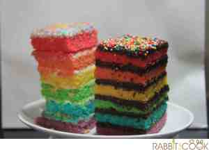 Rainbow cake Liberica