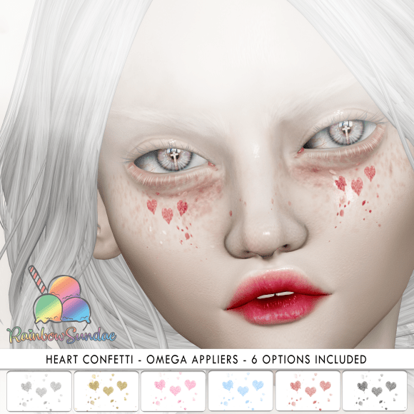 Heart Confetti Ad F