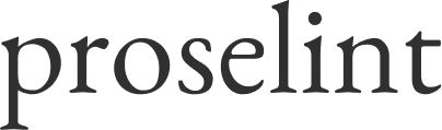 proselint logo