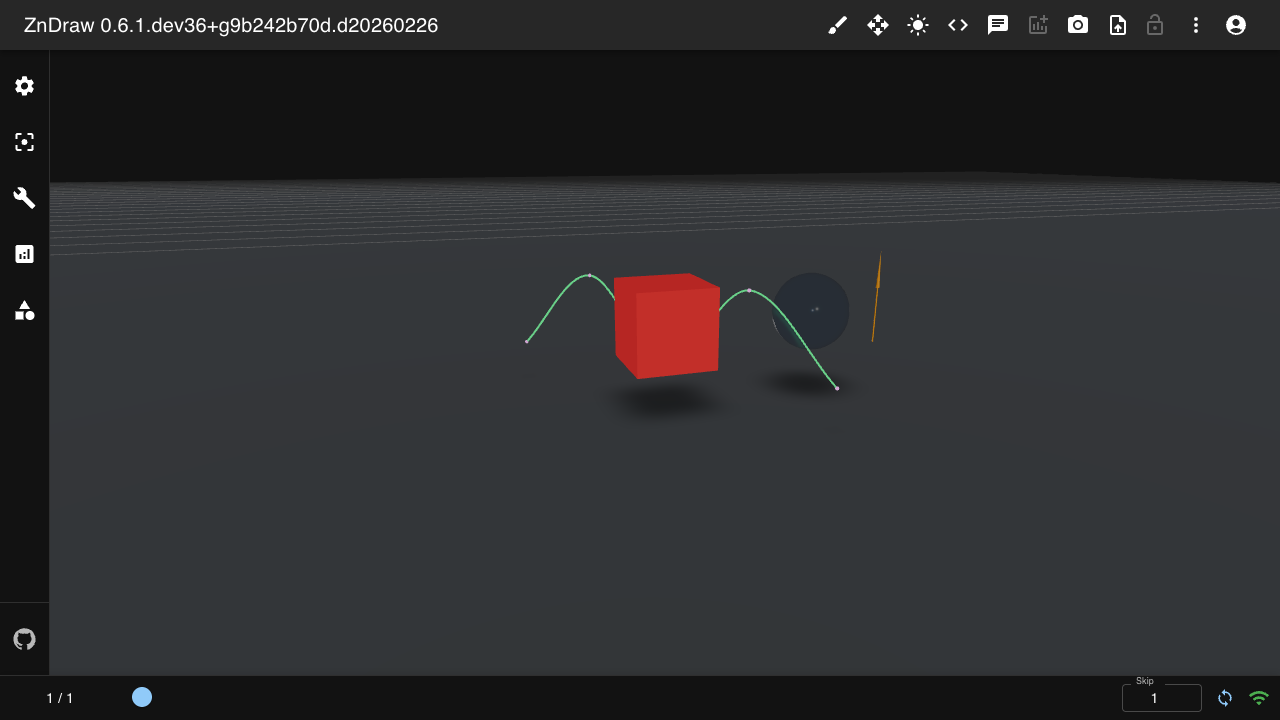 ZnDraw Geometries ZnDraw UI