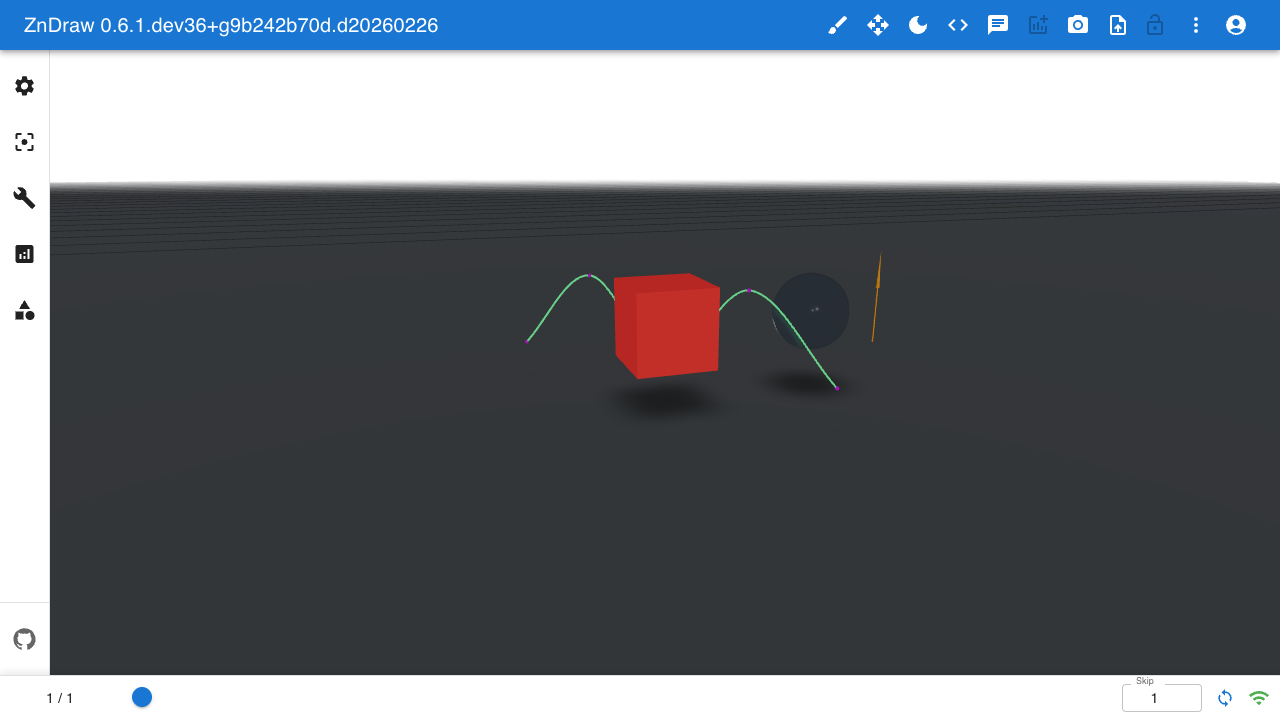 ZnDraw Geometries ZnDraw UI