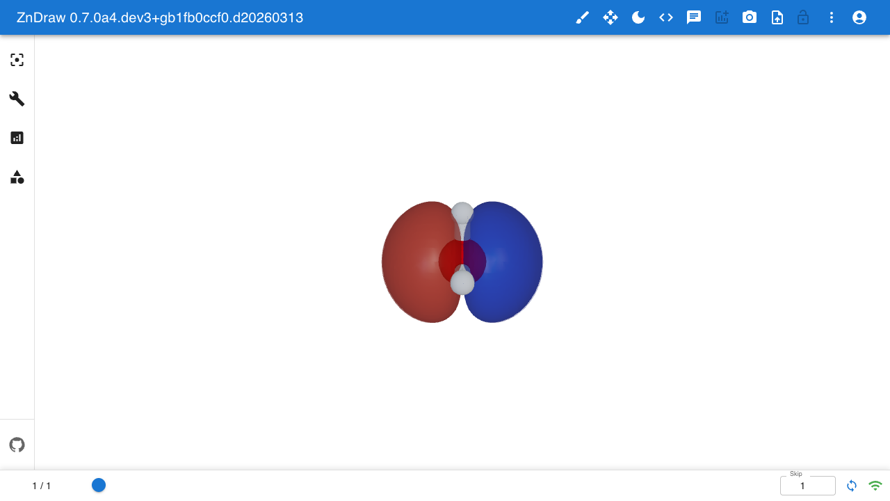 ZnDraw Isosurface ZnDraw UI