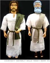 Moses Jesus action figures