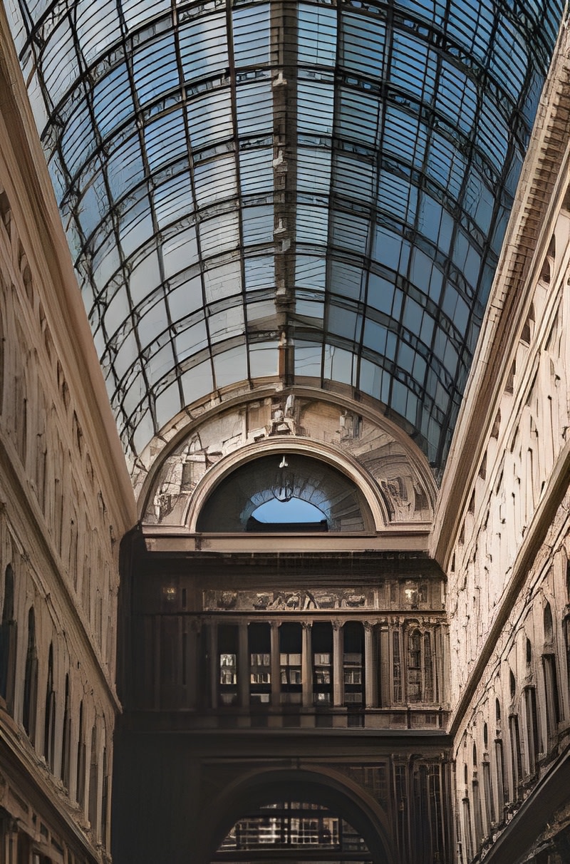 Image of a hall scaled up with the upscale effect Image of a hall scaled up with the upscale effect