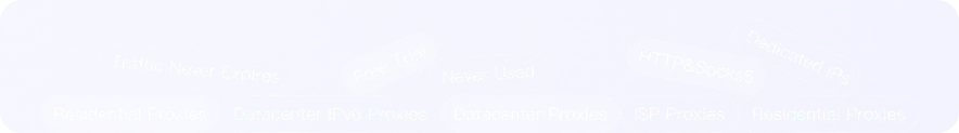 QuarkIP proxy banner: Blue background with Residential/Datacenter/ISP proxies, never-expiring traffic & free trials
