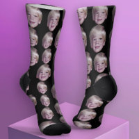 Add 1 Floating Head Photo - Random Pattern black