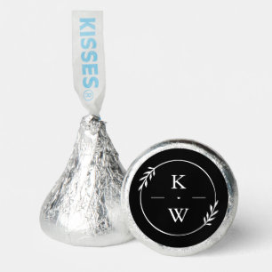 Classic Wedding Monogram Personalized Hershey®'s Kisses®