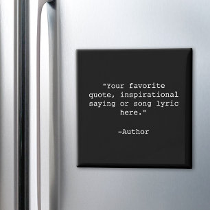 Create Your Own Quote Magnet