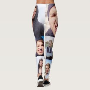 Photo Collage Put Your Face on Leggings