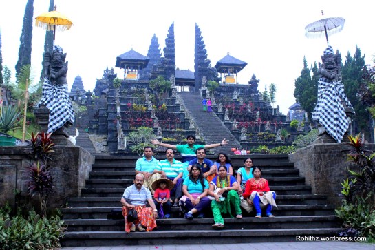 Complete family picture at the most sacred mother temple..