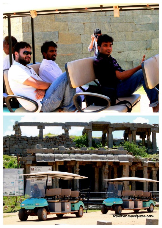 Ride from the entrance ..Vittala temple, Hampi