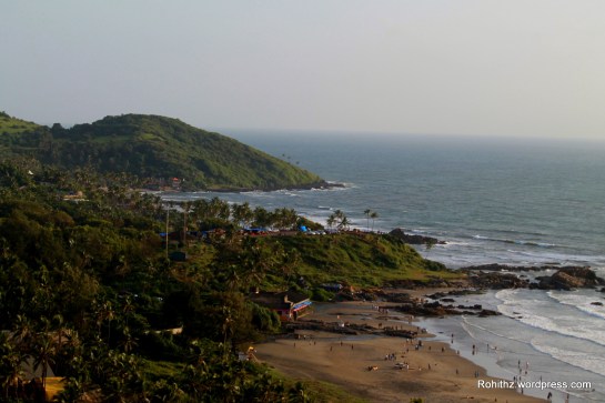 View from Chapora fort, Goa