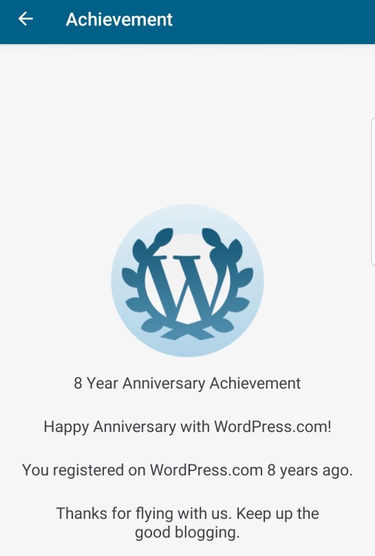 My life 8th anniversary