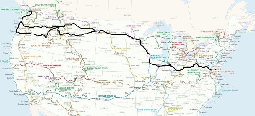 My route to the PNW