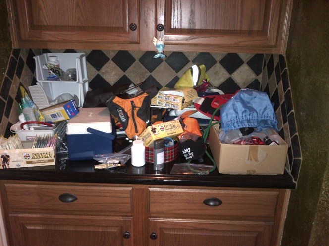 Hari's running stash.
