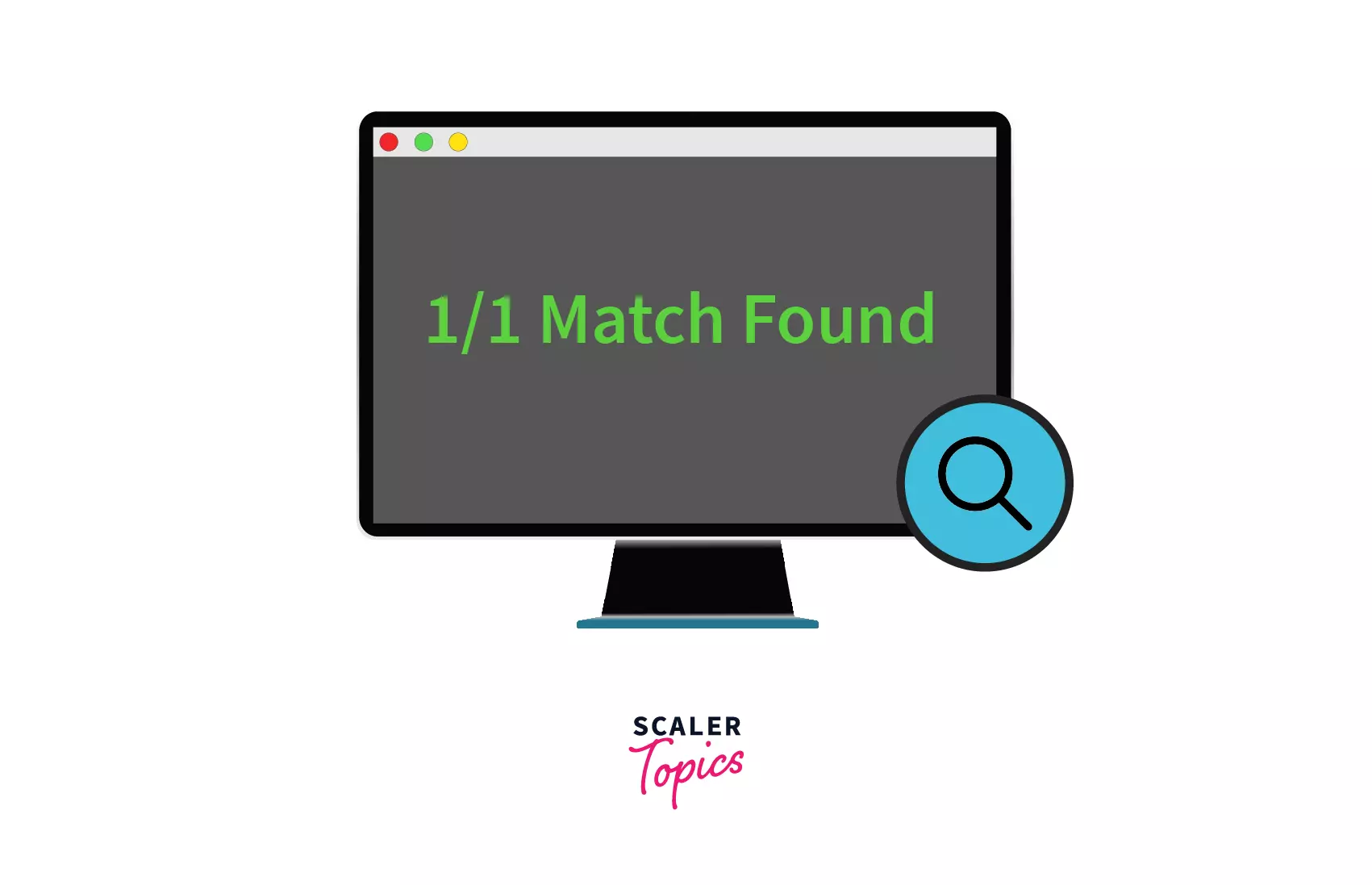 Search string match found