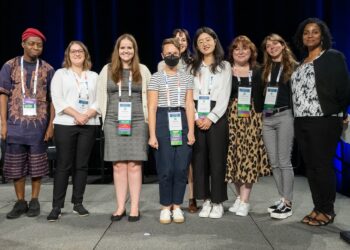 photograph of the 2023 SSP Fellows onstage
