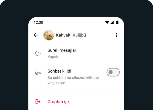 whatsapp'ta gruplardan sessizce ayrılmaya ilişkin ekran görüntüsü