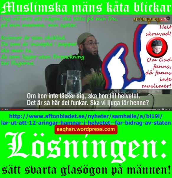 Muslimska mäns kåta blickar